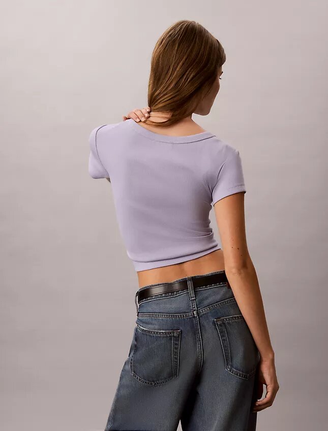 Tkanina Monologo Slim T-shirt Tkanina Monologo Slim T-shirt