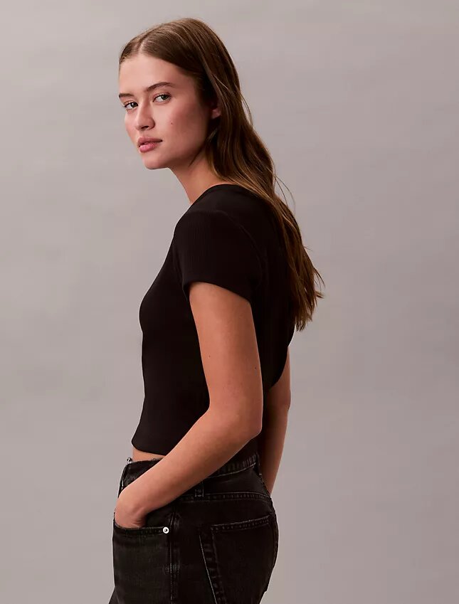 Tkanina Monologo Slim T-shirt Tkanina Monologo Slim T-shirt