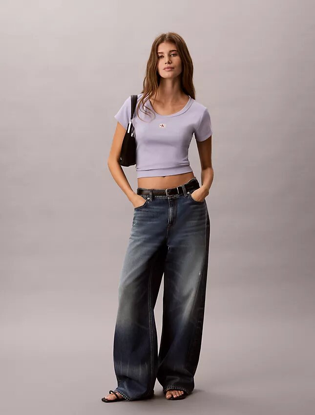 Tkanina Monologo Slim T-shirt Tkanina Monologo Slim T-shirt