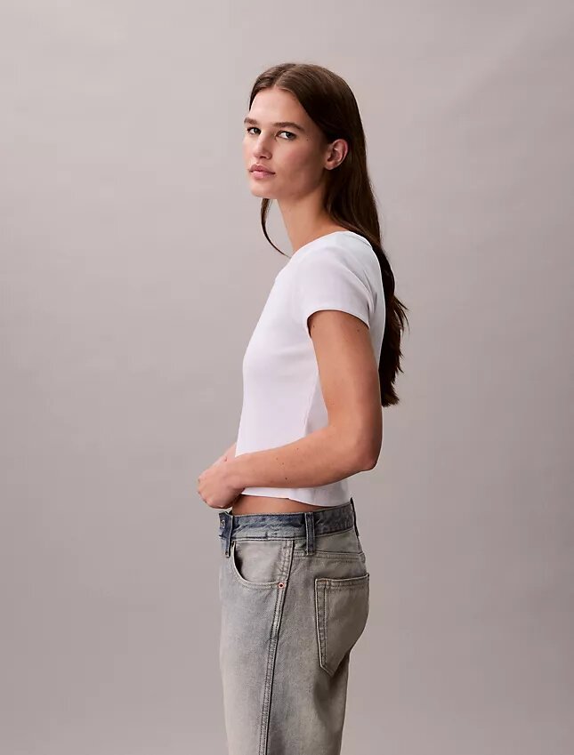 Tkanina Monologo Slim T-shirt Tkanina Monologo Slim T-shirt