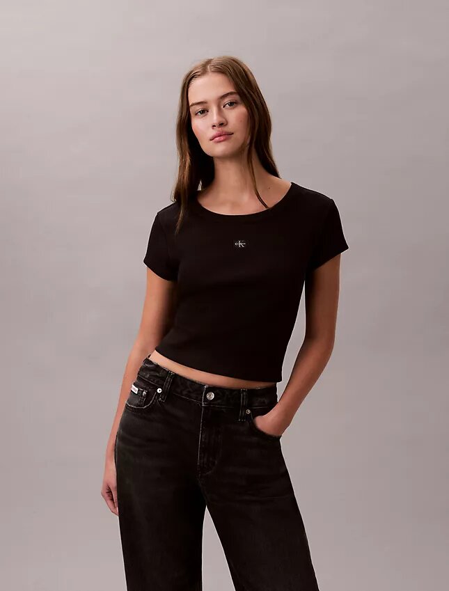 Tkanina Monologo Slim T-shirt Tkanina Monologo Slim T-shirt