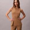 Top bez rękawów z tkaniny Ponte Top bez rękawów z tkaniny Ponte
