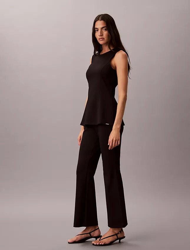 Top bez rękawów z tkaniny Ponte Top bez rękawów z tkaniny Ponte