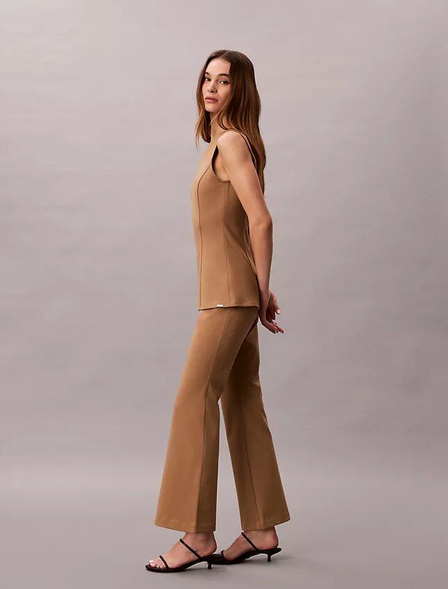 Top bez rękawów z tkaniny Ponte Top bez rękawów z tkaniny Ponte