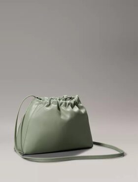 Torba crossbody z monogramem i sznurkiem