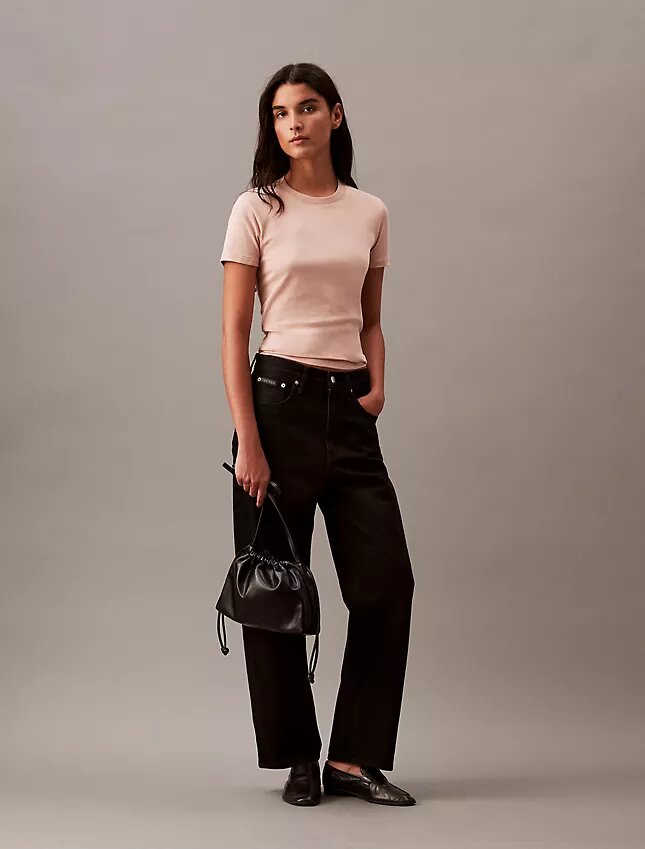 Torba crossbody z monogramem i sznurkiem Torba crossbody z monogramem i sznurkiem