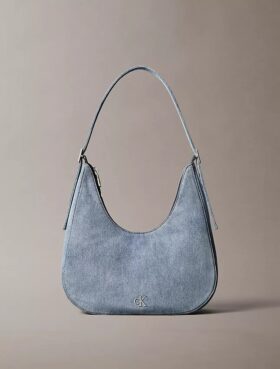 Torba na ramię Logo Denim Crescent