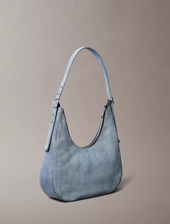 Torba na ramię Logo Denim Crescent Torba na ramię Logo Denim Crescent