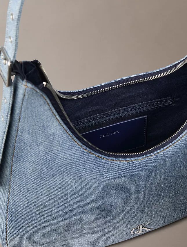 Torba na ramię Logo Denim Crescent Torba na ramię Logo Denim Crescent