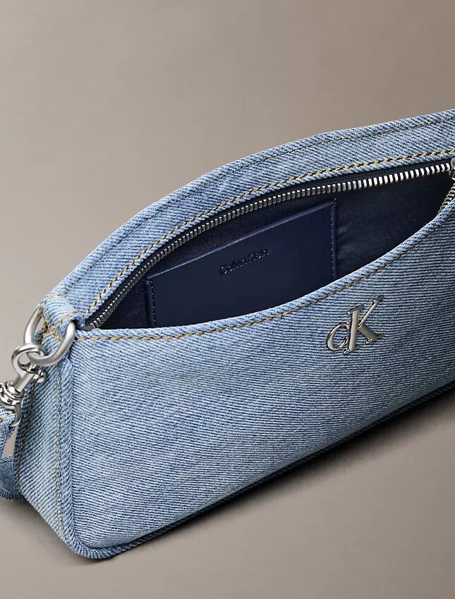 Torba na ramię z Denim z logo Torba na ramię z Denim z logo