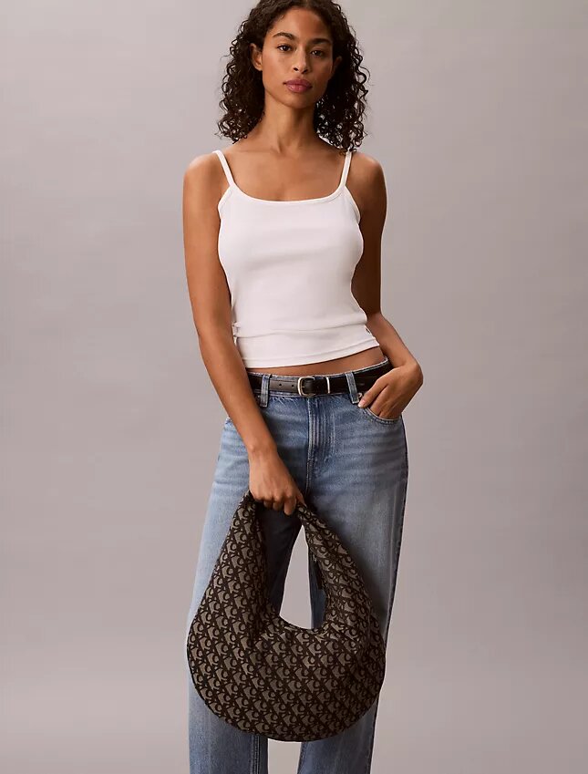 Torba na ramię z motywem Monogram Crescent Torba na ramię z motywem Monogram Crescent