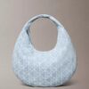 Torba typu hobo z Denim logo na całej powierzchni