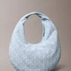 Torba typu hobo z Denim logo na całej powierzchni