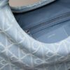 Torba typu hobo z Denim logo na całej powierzchni