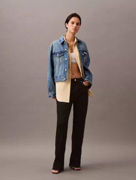 Trucker Jacket z dżinsu w stylu lat 90.