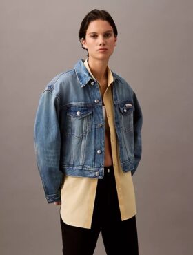 Trucker Jacket z dżinsu w stylu lat 90.
