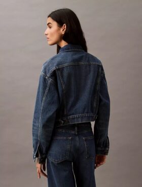 Trucker Jacket z dżinsu w stylu lat 90.