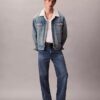 Trucker Jacket z polaru Sherpa w stylu lat 90. Trucker Jacket z polaru Sherpa w stylu lat 90.