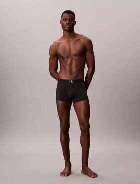 Trzypak bawełnianych bokserów Cotton Stretch z graficznym monogramem