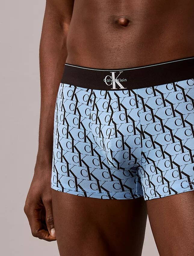 Trzypak bawełnianych bokserów Cotton Stretch z graficznym monogramem Trzypak bawełnianych bokserów Cotton Stretch z graficznym monogramem