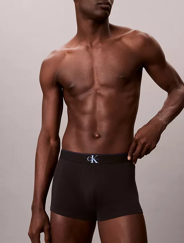 Trzypak bawełnianych bokserów Cotton Stretch z graficznym monogramem Trzypak bawełnianych bokserów Cotton Stretch z graficznym monogramem