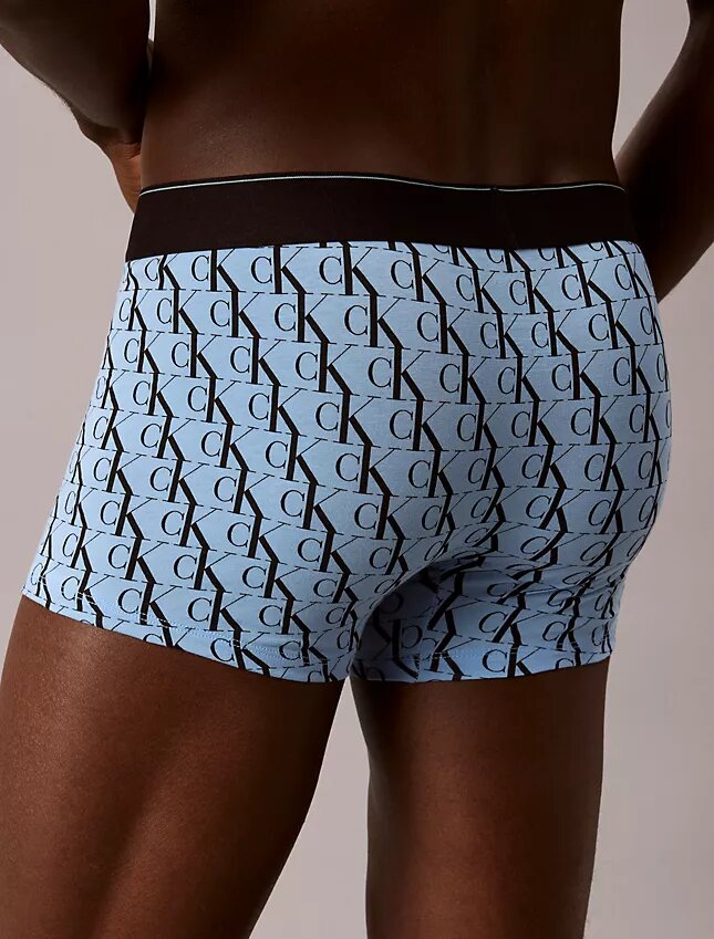 Trzypak bawełnianych bokserów Cotton Stretch z graficznym monogramem Trzypak bawełnianych bokserów Cotton Stretch z graficznym monogramem