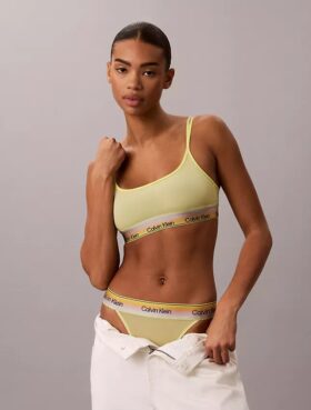 Unlined Icon Mesh Pride Bralette