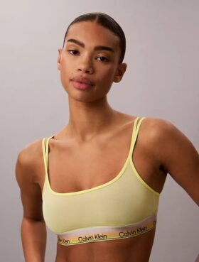 Unlined Icon Mesh Pride Bralette