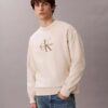 Wygodna bluza z wysokiej jakości frotte i haftowanym logo Monogram Wygodna bluza z wysokiej jakości frotte i haftowanym logo Monogram