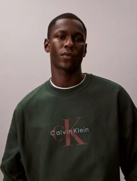 Wygodna bluza z wysokiej jakości frotte i haftowanym logo Monogram