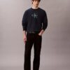 Wygodna bluza z wysokiej jakości frotte i haftowanym logo Monogram Wygodna bluza z wysokiej jakości frotte i haftowanym logo Monogram