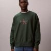 Wygodna bluza z wysokiej jakości frotte i haftowanym logo Monogram Wygodna bluza z wysokiej jakości frotte i haftowanym logo Monogram
