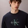 Wygodna bluza z wysokiej jakości frotte i haftowanym logo Monogram Wygodna bluza z wysokiej jakości frotte i haftowanym logo Monogram