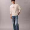 Wygodna bluza z wysokiej jakości frotte i haftowanym logo Monogram Wygodna bluza z wysokiej jakości frotte i haftowanym logo Monogram