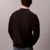 Wygodna bluza z wysokiej jakości frotte i haftowanym logo Monogram Wygodna bluza z wysokiej jakości frotte i haftowanym logo Monogram