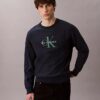 Wygodna bluza z wysokiej jakości frotte i haftowanym logo Monogram Wygodna bluza z wysokiej jakości frotte i haftowanym logo Monogram