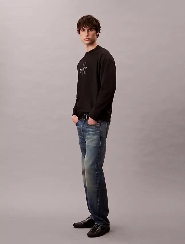 Wygodna bluza z wysokiej jakości frotte i haftowanym logo Monogram Wygodna bluza z wysokiej jakości frotte i haftowanym logo Monogram