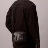 Wyrazista torebka crossbody z fakturą „pebble” Wyrazista torebka crossbody z fakturą „pebble”
