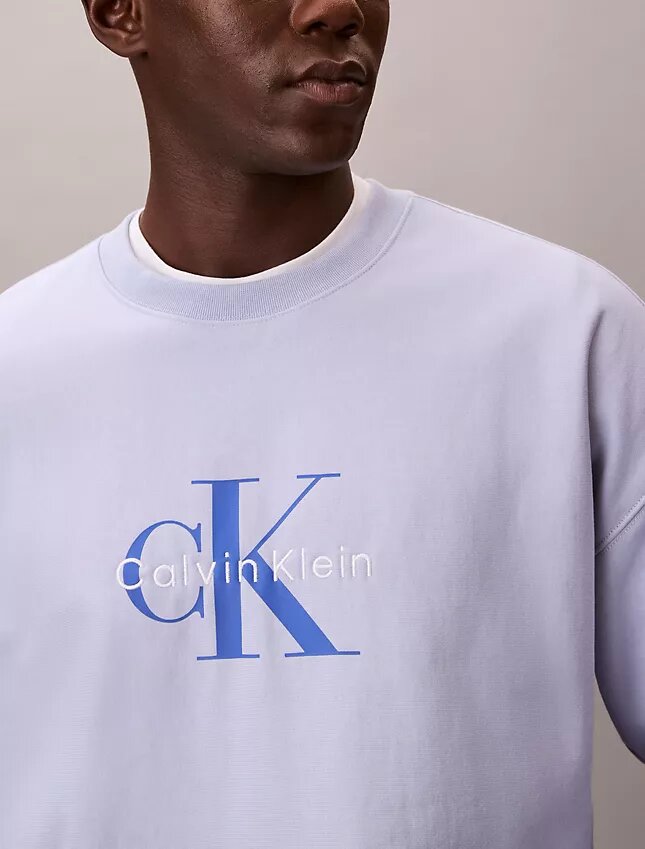 Wysokiej jakości bluza z frotte z Monogramem i luźnym krojem Wysokiej jakości bluza z frotte z Monogramem i luźnym krojem