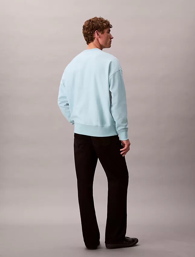 Wysokiej jakości bluza z frotte z Monogramem i luźnym krojem Wysokiej jakości bluza z frotte z Monogramem i luźnym krojem