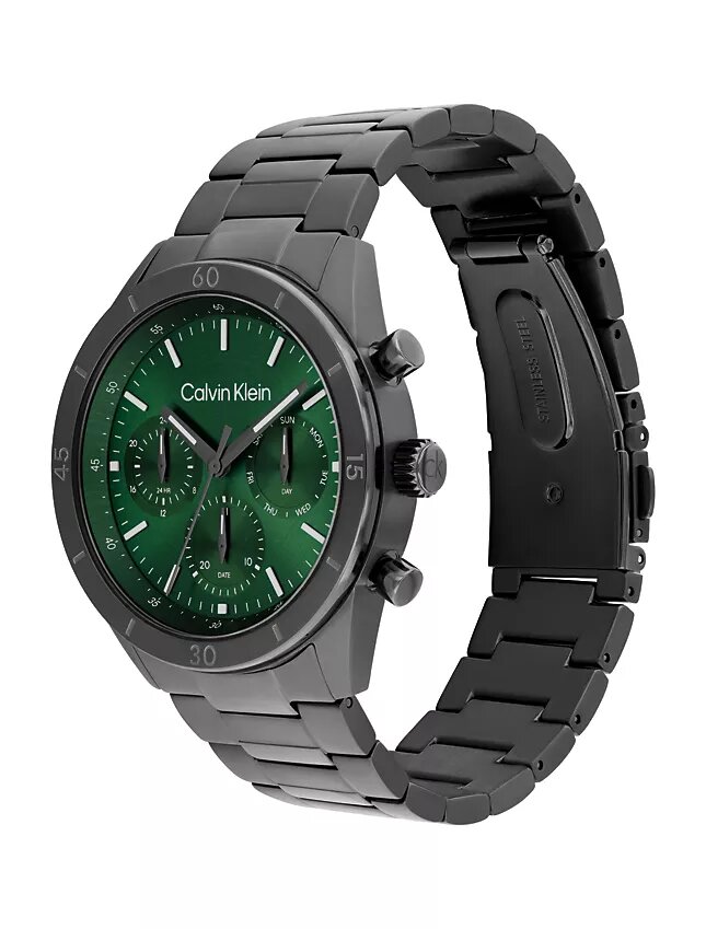 Zegarek z bransoletą i chronografem Zegarek z bransoletą i chronografem