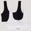 Zestaw 2 Bralette z prążkowanym logo Zestaw 2 Bralette z prążkowanym logo