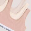 Zestaw 3 biustonoszy Cotton Stretch Bralette Unlined dla dziewczynek Zestaw 3 biustonoszy Cotton Stretch Bralette Unlined dla dziewczynek