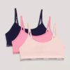 Zestaw 3 biustonoszy typu Bralette Unlined z paskiem z logo Zestaw 3 biustonoszy typu Bralette Unlined z paskiem z logo