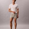 Zestaw 3 koszulek z Cotton Stretch o kroju slim fit z dekoltem w serek