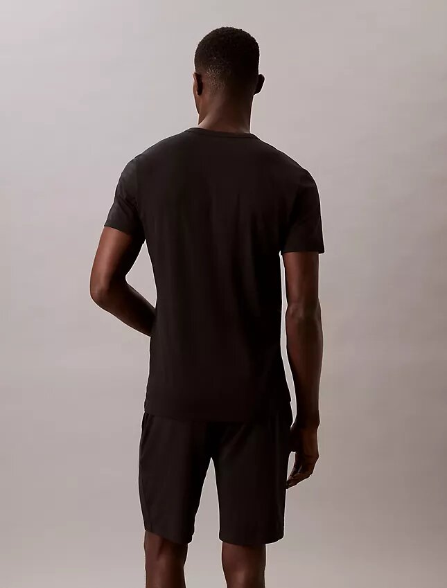 Zestaw 3 koszulek z Cotton Stretch o kroju slim fit z dekoltem w serek Zestaw 3 koszulek z Cotton Stretch o kroju slim fit z dekoltem w serek