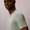 Zestaw 3 koszulek z Cotton Stretch o kroju slim fit z dekoltem w serek