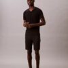 Zestaw 3 koszulek z Cotton Stretch o kroju slim fit z dekoltem w serek Zestaw 3 koszulek z Cotton Stretch o kroju slim fit z dekoltem w serek