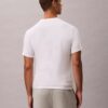 Zestaw 3 koszulek z Cotton Stretch o kroju slim fit z dekoltem w serek