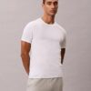Zestaw 3 koszulek z okrągłym dekoltem o dopasowanym kroju, wykonanych z Cotton Stretch